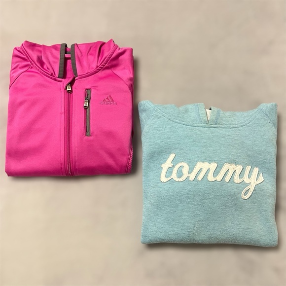 Hoodie / Sweater / Zip up Bundle Adidas & Tommy Hilfiger - Picture 1 of 9